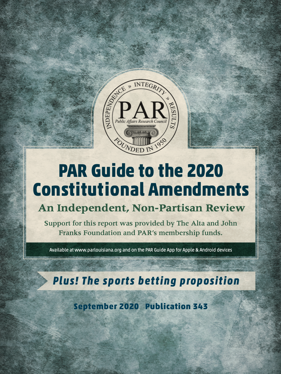 Guide to the Constitutional Amendments Public Affairs Research