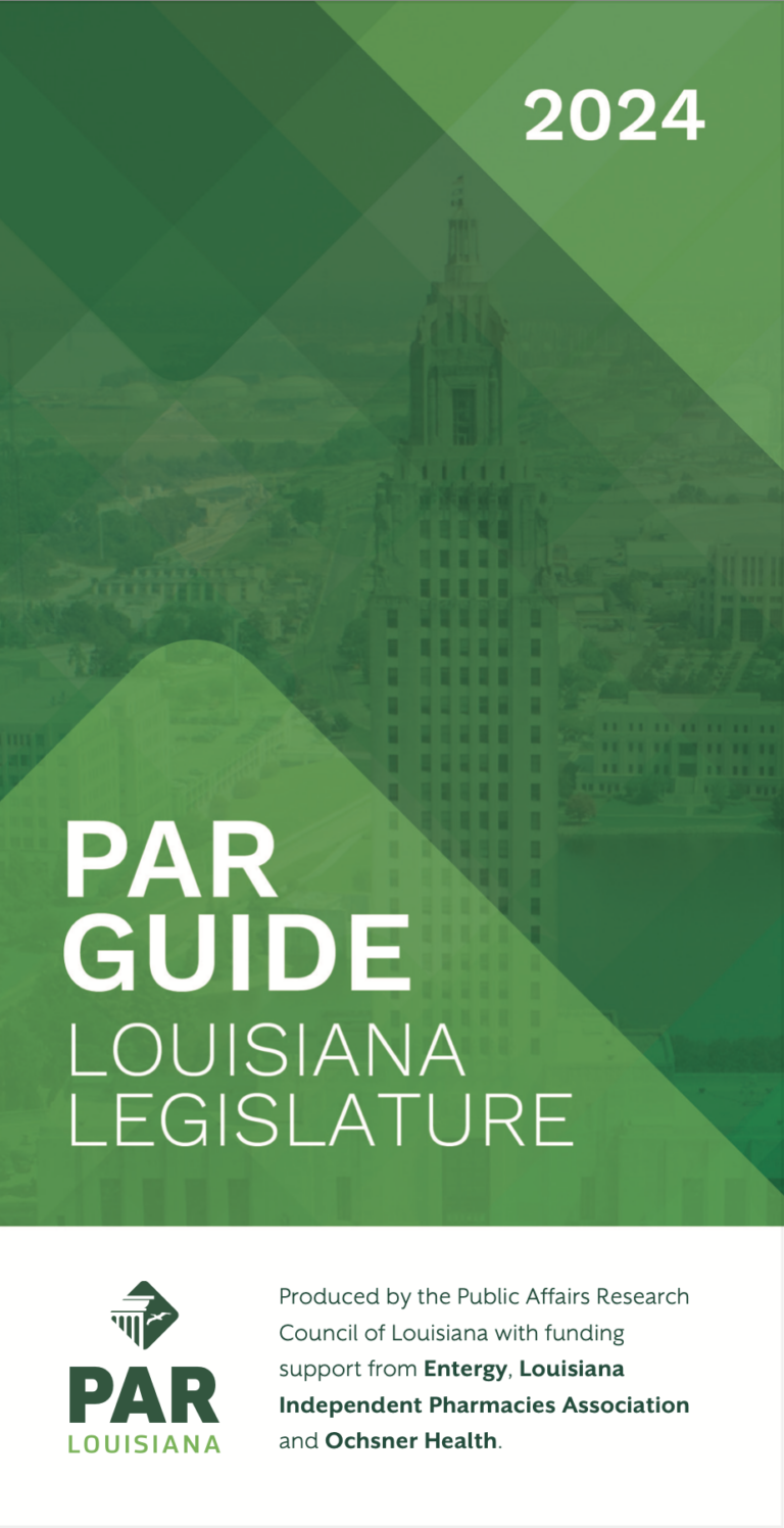 PAR Guide, Louisiana Legislature 2024